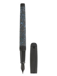 Bút máy S.T. Dupont Line D Large Glacial Cave Carbon Fountain Pen 410396L