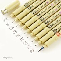 Bút Micron Sakura Pigma màu Đen