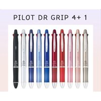 Bút nhiều ngòi Pilot Dr. Grip siêu êm BKHDF1SFN 4 màu mực 0.7mm + 1 ngòi chì 0.5mm