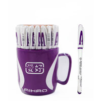 Bút nước chữ A cốc = 48 bút hàng đẹp chất lượng tốt. Có 2 màu - Xanh -Tím (01 cốc/1 màu mực)