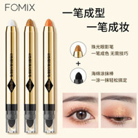 Bút phấn mắt ánh sáng cao lấp lánh màu ma thuật Fomix, ngọc trai mịn, mỏng và sáng, dính bóng mắt hai đầu, hình dạng