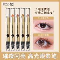 Bút phấn mắt lấp lánh FOMIX, bút kẻ mắt lấp lánh mịn, bút kẻ mắt hai đầu Aegyo-sal, phấn mắt sáng