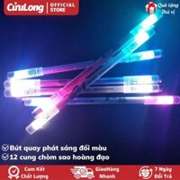 Bút Quay Nghệ Thuật Phát Sáng Mod Có Đèn Led 2 Đầu Cá Tính Với 12 Chòm Sao Ấn Tượng Rực Rỡ đèn sáng đổi màu dễ thương quà tặng con