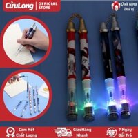 Bút Quay Phát Sáng Nghệ Thuật  Ghép Đôi quay đẹp với đèn led hiệu ứng tự đổi màu bút mod có đèn viết mực quay tay shop Cuu Long