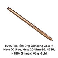 Bút S Pen cảm ứng Samsung Galaxy Note 20 Ultra, Note 20 Ultra 5G, N985, N986 (Zin máy) Vàng Gold