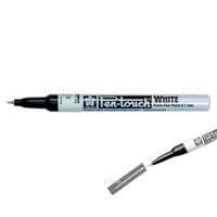 Bút Sakura pen touch extra fine point - màu trắng