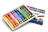 Bút Sáp 12 Màu Queen PC-012 Chất Lượng Tốt