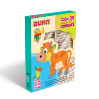 Bút sáp dầu 18 màu Duka No.3918 (hộp giấy)