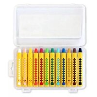 Bút sáp dầu - Bút sáp dầu Railpas Oil Pastel - Mungyo MRCO-12 -24 - Hộp 12 màu