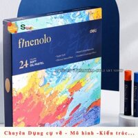 Bút sáp dầu cao cấp Finenolo DELI -  EC212 -  vẽ tranh nổi vẽ tranh mịn, màu sáp dầu tươi sáng ,oil pastel Finenolo DELi