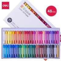 Bút Sáp Dầu Chuyên Nghiệp Deli - Hộp Giấy - 2436 Màu - 72087  72088 - 48 màu - 72089