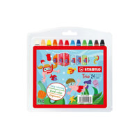 Bút sáp dầu STABILO Trio Oil Pastel vỉ 24 màu (OP2624)