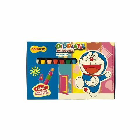 Bút sáp dầu Thiên Long Doraemon OP-C07/DO (12 màu)