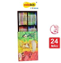 Bút Sáp Màu Colokit CR-C09 24 Màu
