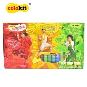 Bút sáp màu Jumbo CR-C035 18 màu