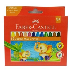 Bút sáp màu Jumbo Faber-Castel 120040 - 12 màu