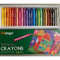 Bút sáp màu MANGO 24 màu - MANGO CRAYONS