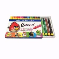 Bút sáp màu Queen 12 màu sắc không độc hại