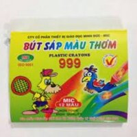 Bút sáp màu thơm MIC 12 màu – Hộp