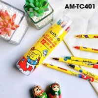 Bút sáp vặn ống 12 màu Classmate AM-TC401