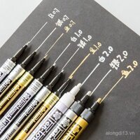 Bút sơn SAKURA SAKURA Nhật Bản bút đăng nhập vàng không thấm nước không phai màu vẽ tay có độ bóng cao màu trắng bút sơn vàng bút mạ bạc Bút đánh dấu bút chữ ký Bút Đánh Dấu lốp đặc biệt