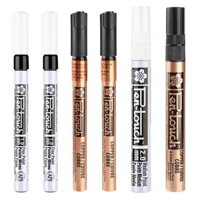 Bút sơn SAKURA SAKURA Nhật Bản bút đăng nhập vàng không thấm nước không phai màu vẽ tay có độ bóng cao màu trắng bút sơn vàng bút mạ bạc Bút đánh dấu bút chữ ký Bút Đánh Dấu lốp đặc biệt