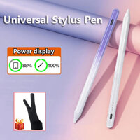 Bút Stylus cho OPPO Pad 3 12.1 2024 Neo 11.4 "Air 2 Air 1.36 11inch cho OPPO Pad 2 Màn hình cảm ứng 11,61 Inch có màn hình hiển thị nguồn, Bút chì cảm ứng kỹ thuật số hoạt động có thể sạc lại