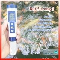 Bút thử nước - Kiểm tra PH, nhiệt độ, đo nồng độ muối, độ nhiễm điện