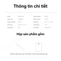 Bút thử nước Xiaomi TDS kiểm tra chất lượng nước Mi TDS Pen Water Quality Tester