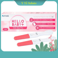 Bút thử thai nhanh, Que thử thai Hello Baby Plus Humasis hàn quốc cho kết quả nhanh trong 3 phút (1 que) , Y Tế Suhato