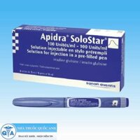 Bút tiêm Apidra SoloStar 100IU/ml trị đái tháo đường (5 cây x 3ml)