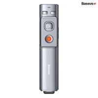 Bút trình chiếu Baseus Orange Dot Wireless Presenter (Red Laser) Grey No battery