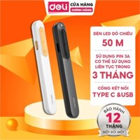 Bút Trình Chiếu DELI Bút Thuyết Trình Powerpoint Laser MA100 Điều Khiển Từ Xa 100M Kết Nối USB TypeC