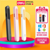 Bút Trình Chiếu ES002 Deli Hỗ Trợ Thuyết Trình Chiếu Xa 100M Bút Chỉ Laser Đỏ Kết Nối USB/ TypeC