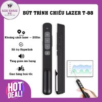 Bút Trình Chiếu Laser Không Dây T-88 - Điều khiển Slideshow - Dễ Dàng Kết Nối - Phù Hợp Với Nhiều Hệ Điều Hành