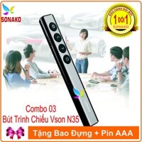 Bút Trình Chiếu Slide VSON N35, Bút trình chiếu slide, mua bút trình chiếu powerpoint, mua bút trình chiếu giá rẻ-Sonako