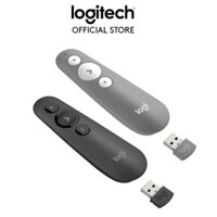 Bút trình chiếu từ xa bluetooth & USB Logitech R500 - Các nút lập trình, phù hợp Mac, PC