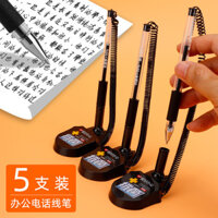 Bút văn phòng có dây Hobby, bút chữ ký, giá đỡ bút cố định cho bàn trước, bút dính, dây điện thoại, bút chống thất lạc TLGX
