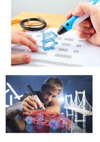 Bút vẽ 3D (3D Printer Pen + Filament)