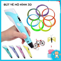 Bút vẽ 3D kèm Bộ Sạc Chuẩn Có Bảo Hành và sợi tạo mô hình 3 chiều độc đáo sáng tạo