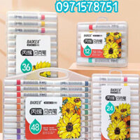 Bút Vẽ Acrylic Màu Acrylic Baoke Mp2921 đầu lông, vẽ lên mọi chất liệu Gốm Sứ / Kính / Vải Canvas / Gỗ