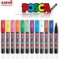 Bút vẽ Uni Posca Extra Fine Marker 0.7mm Pin Type Nib PC-1MD
