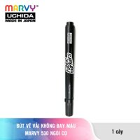 Bút Vẽ Vải Không Bay Màu MARVY 530 ngòi cọ - Đen