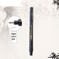 Bút viết thư pháp calligraphy Lalunavn, bút lông đầu brush Baoke nhiều ngòi có thể đổ mực - Ngòi mảnh - S23
