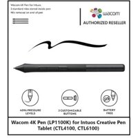 Bút Wacom LP1100K 4K Chuyên Dùng Cho Bảng Vẽ Wacom CTL-4100, CTL-4100WL, CTL-6100, CTL-6100WL Kèm 3 Ngòi Thay Thế