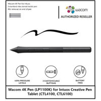 Bút Wacom LP1100K 4K Chuyên Dùng Cho Bảng Vẽ Wacom CTL-4100, CTL-4100WL, CTL-6100, CTL-6100WL Kèm 3 Ngòi Thay Thế