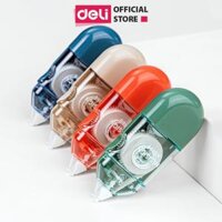 Bút Xóa Băng Kéo 6M Dạng Film Cao Cấp Deli - Kích Thước 6mx5mm - Phù Hợp Học Sinh Văn Phòng Tẩy Xoá Bút Mực Bút Bi - NS156 - Xanh Dương