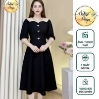 Butino Shop váy xòe đầm xòe B702 chất liệu cao cấp thiết kế tinh tế phù hợp đi tiệc hoặc dạo phố