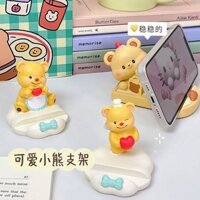 Butter Bear Creative Mobile Phone Holder Desktop Lazy Cartoon Desktop Tablet Stand Bedroom Mobile Phone Stand Gift dDmD