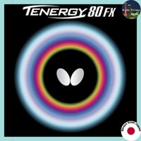 Butterfly Table Tennis Rubber Tenergy 80FX 05940 Red/Black (Various Thickness and Size Options)